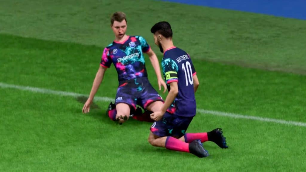 FIFA 23 Pro Clubs players celebrating