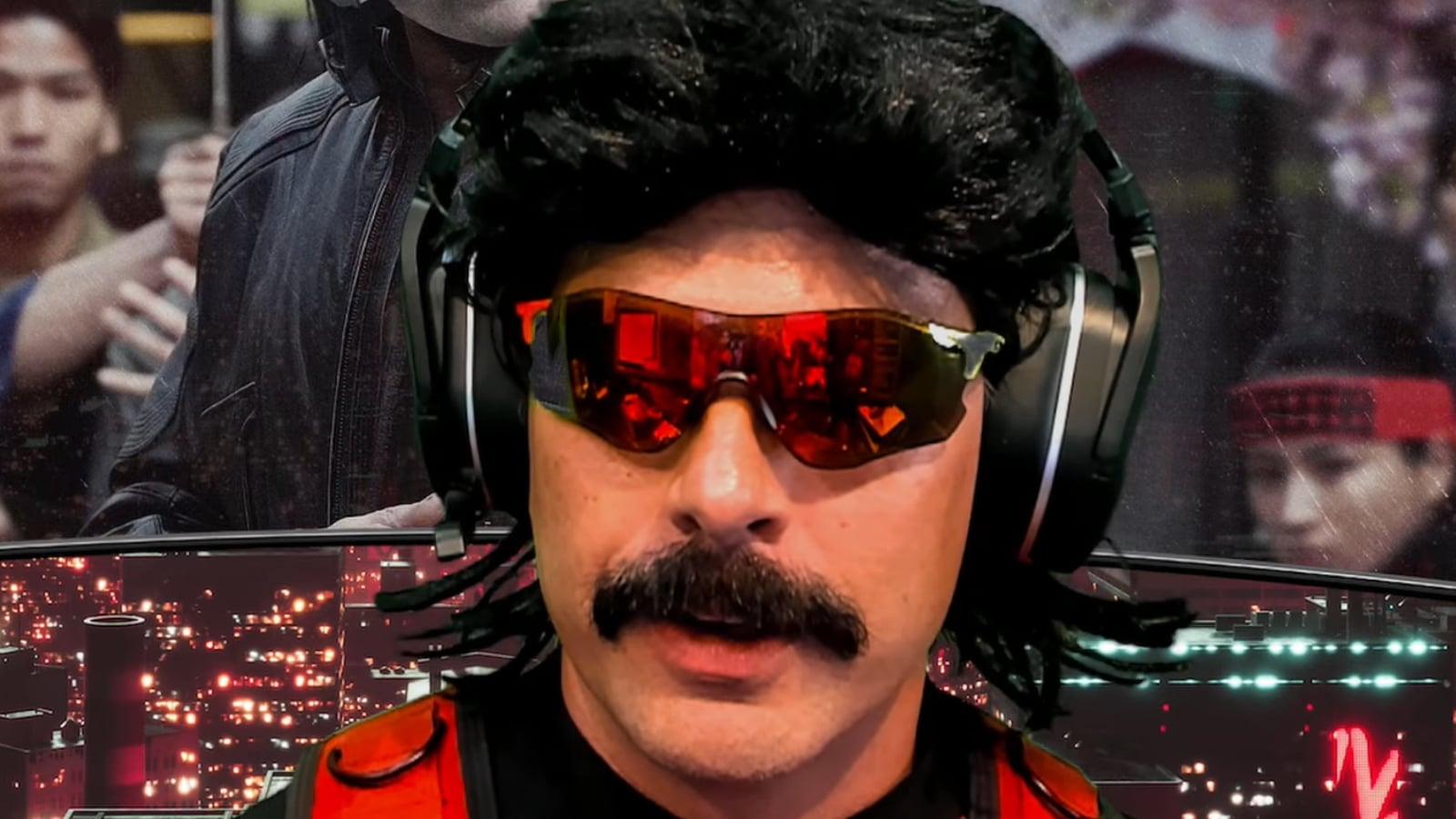 Dr Disrespect playing Warzone