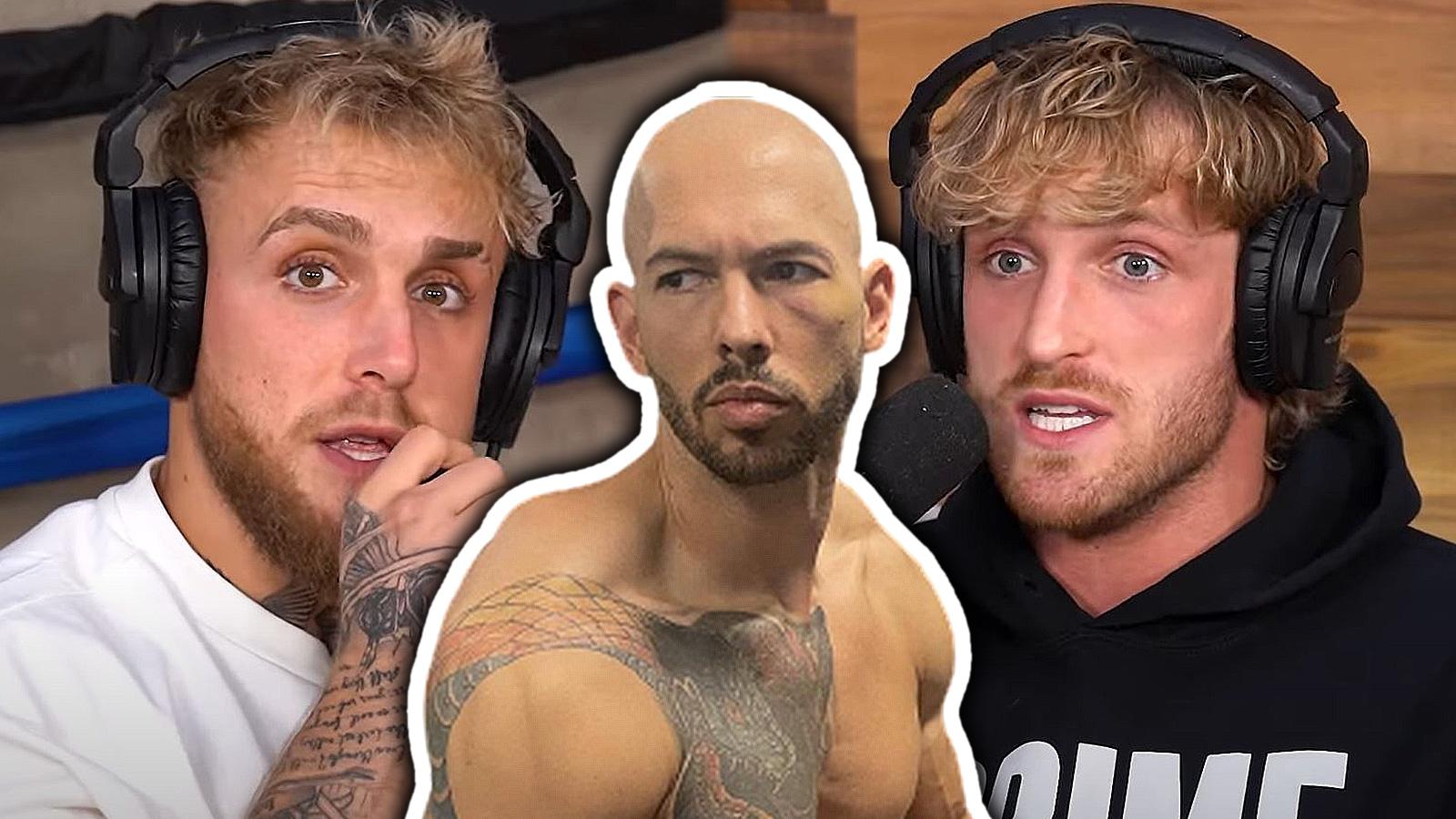 Jake Paul gives logan paul blessing to fight andrew tate
