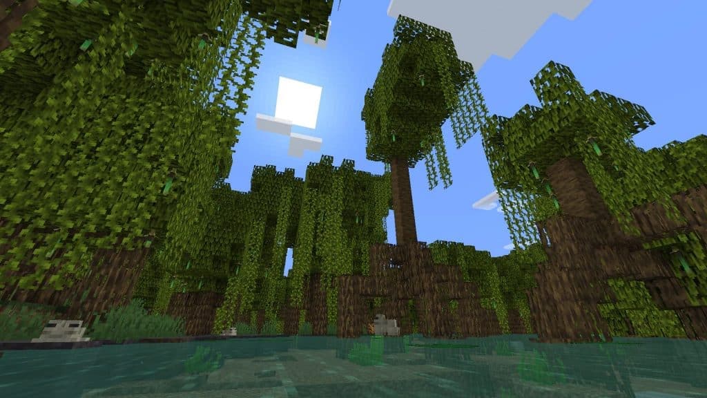 a jungle in minecraft