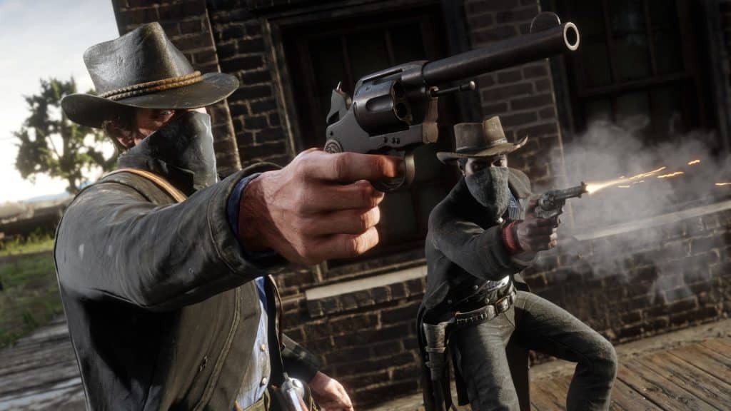 a shootout in red dead redemption 2