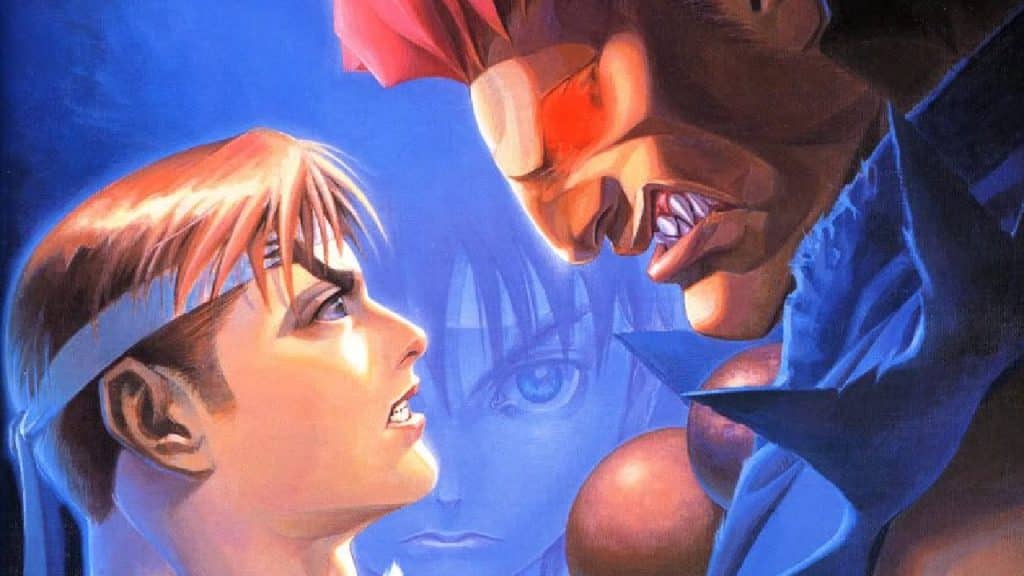 Ryu and Akuma face off