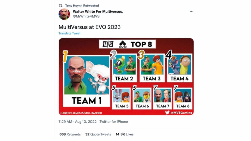 multiversus tweet