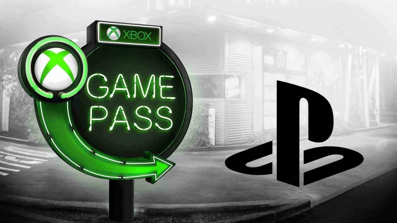 xbox game pass and playstation logos