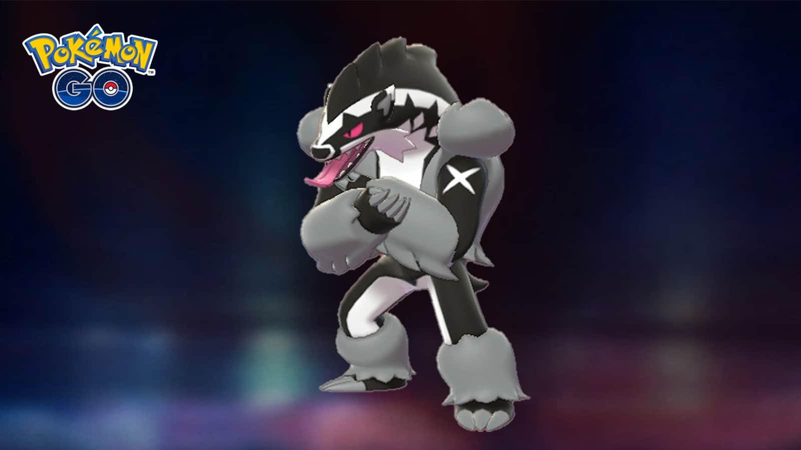 Obstagoon in Pokemon Go with its best moveset