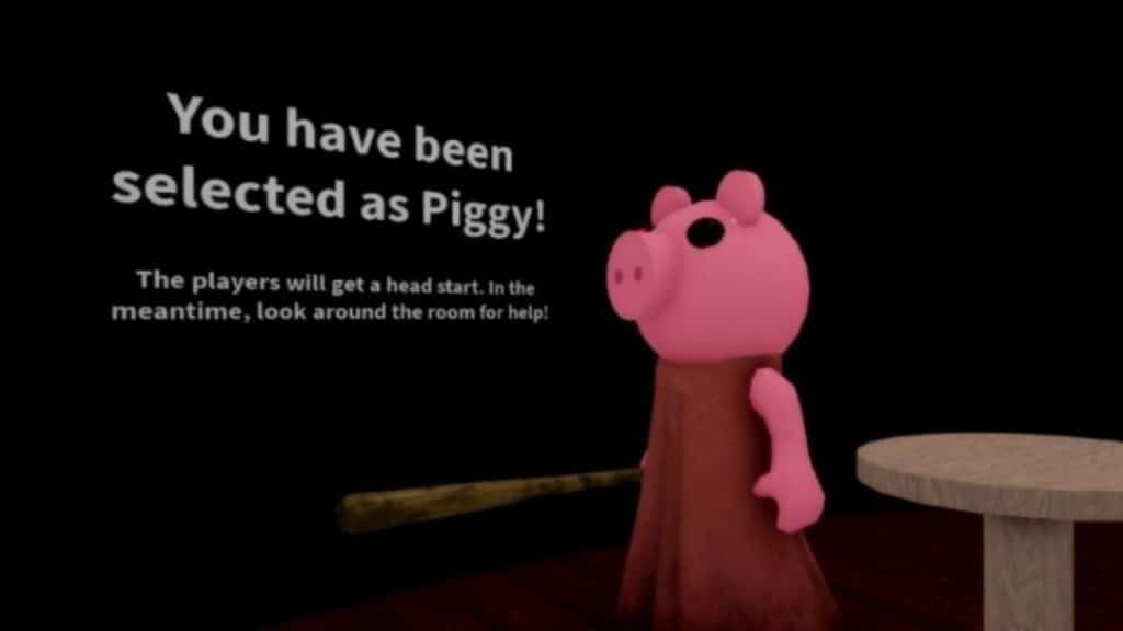 Selecting the Roblox Piggy
