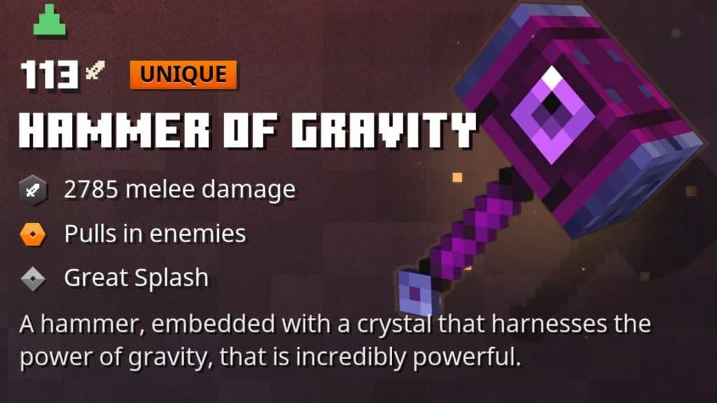The hammer of Gravity description