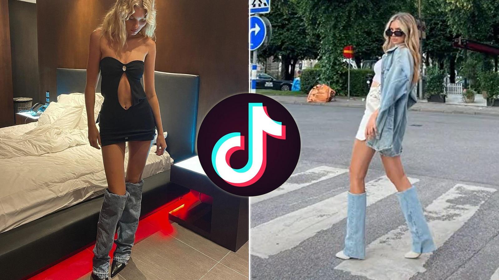What is TikTok's viral jeans boots trend