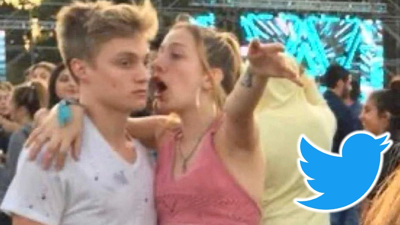 Woman shouts at man in new meme