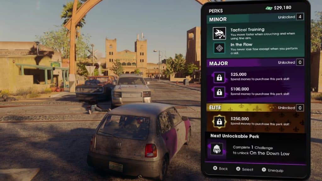 an image of perks in saints row