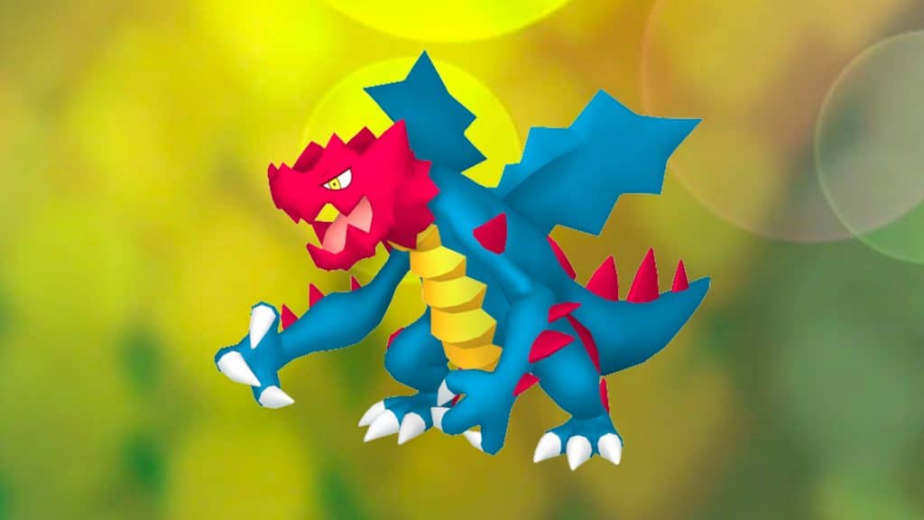 Druddigon appearing with its weaknesses and counters in Pokemon Go
