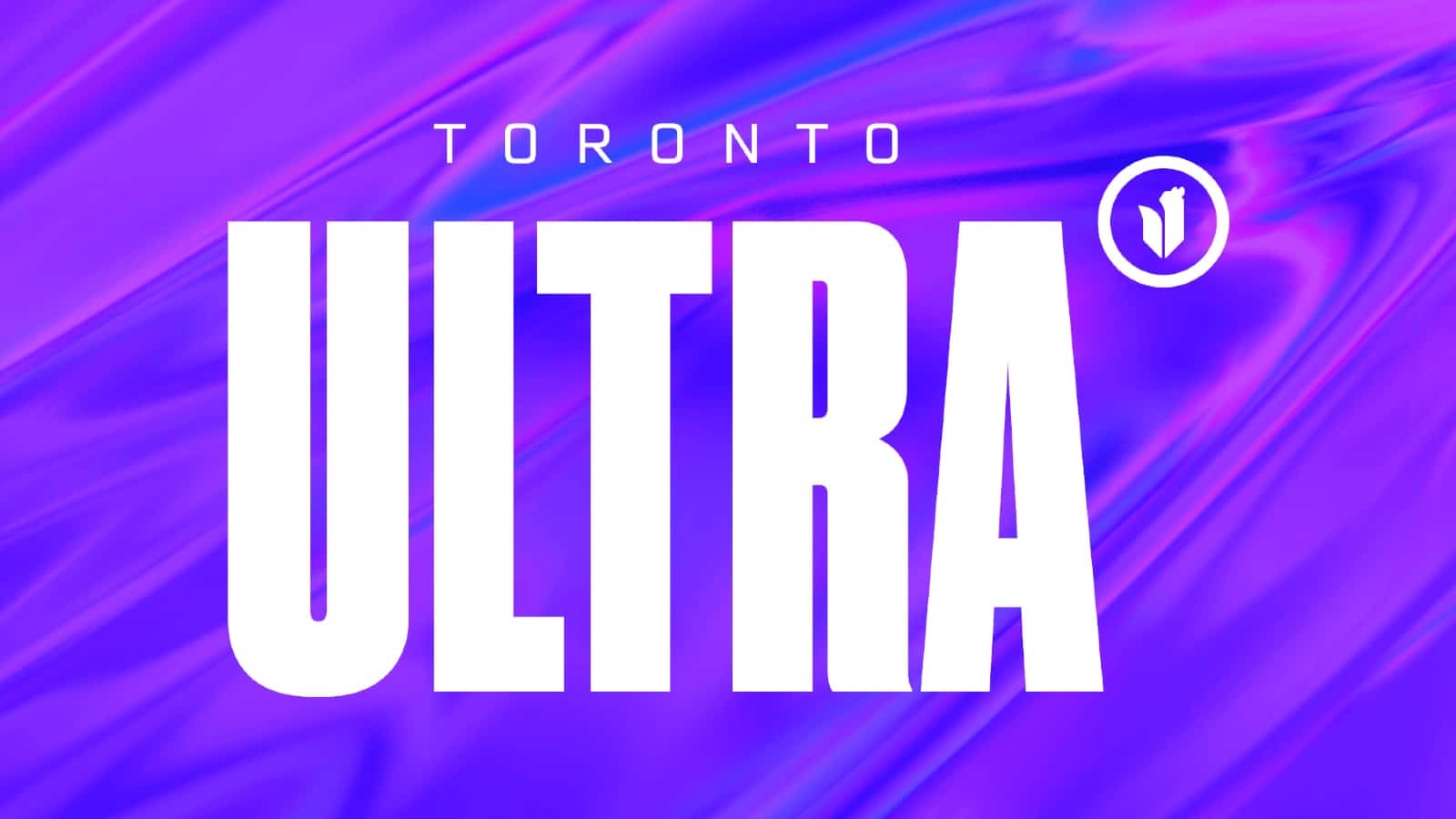 Toronto ultra logo with purple background