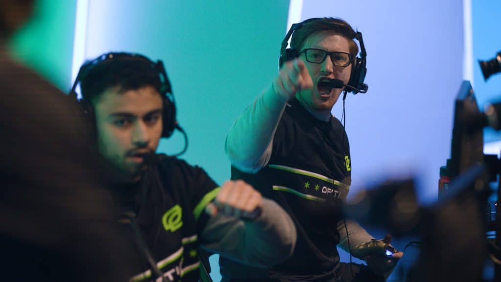 Scump and Dashy on stage for OpTic Texas