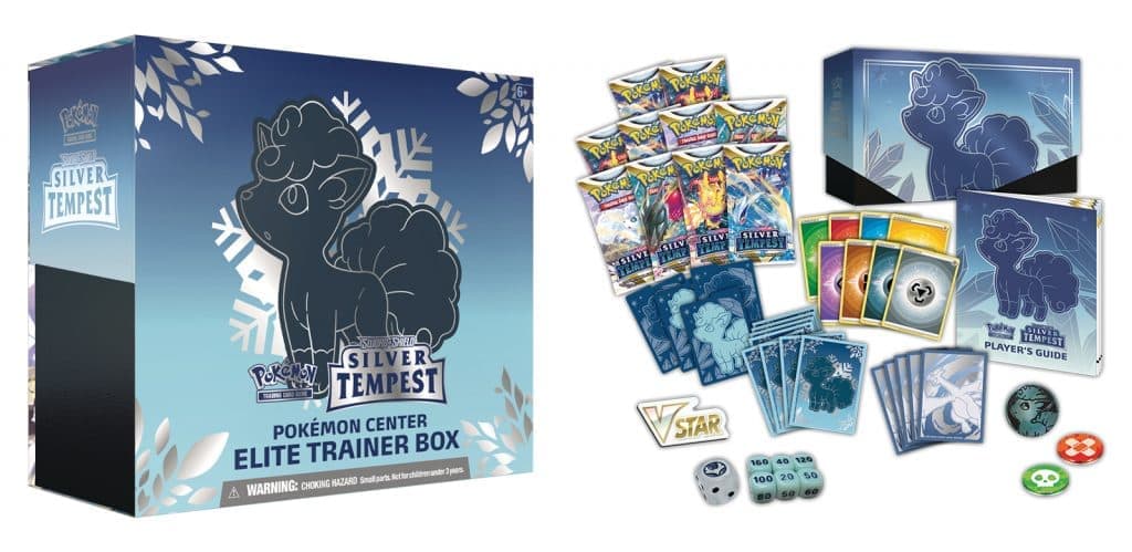 The Pokemon TCG Silver Tempest Elite Trainer Box