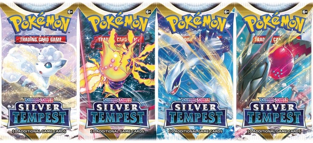 Booster Packs in the Pokemon TCG Silver Tempest expansion