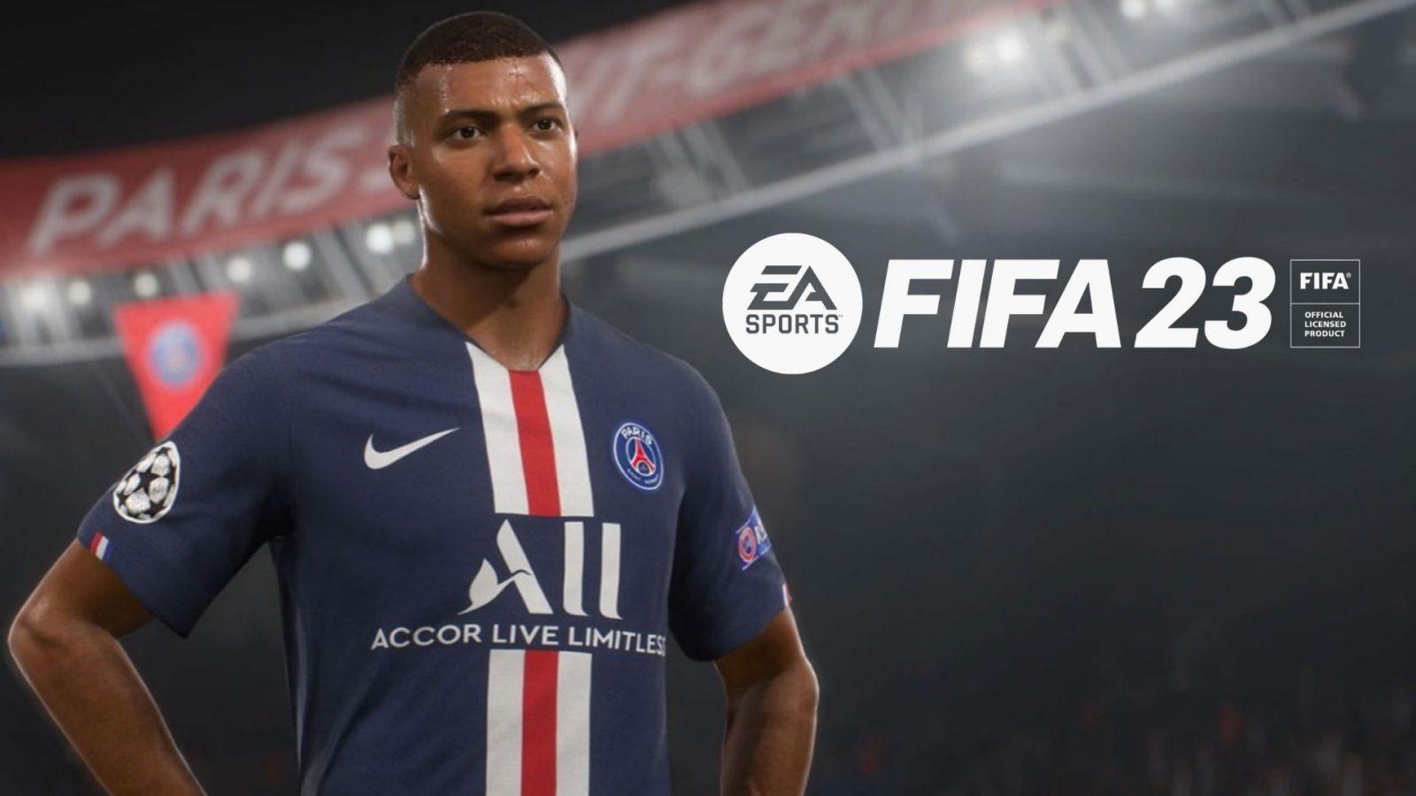 kylian mbappe with hands on hips in fifa 23