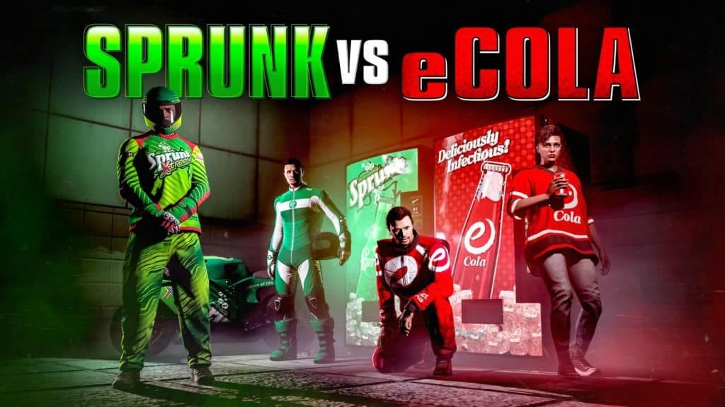 gta online sprunk vs ecola event header image