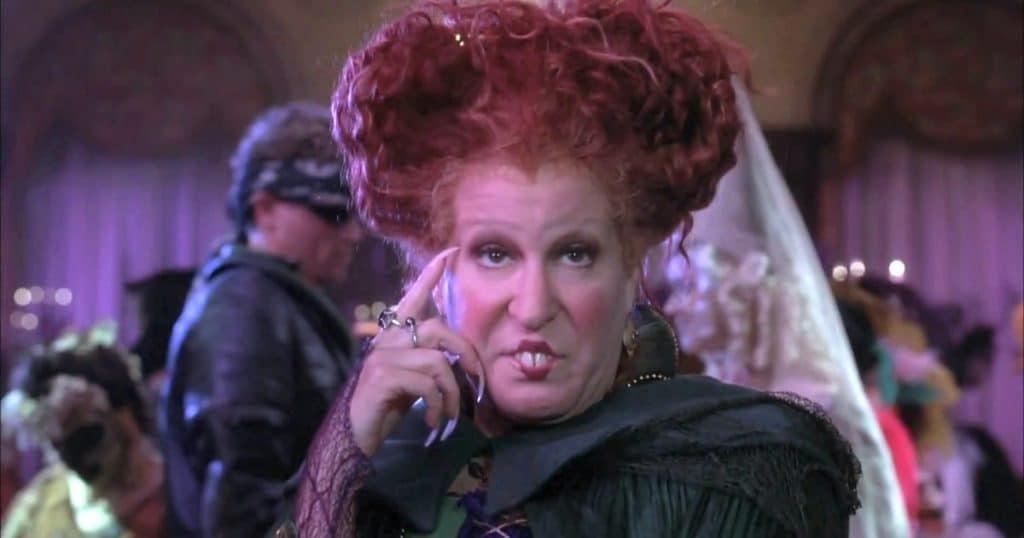 Bette Midler as Winifred in Hocus Pocus