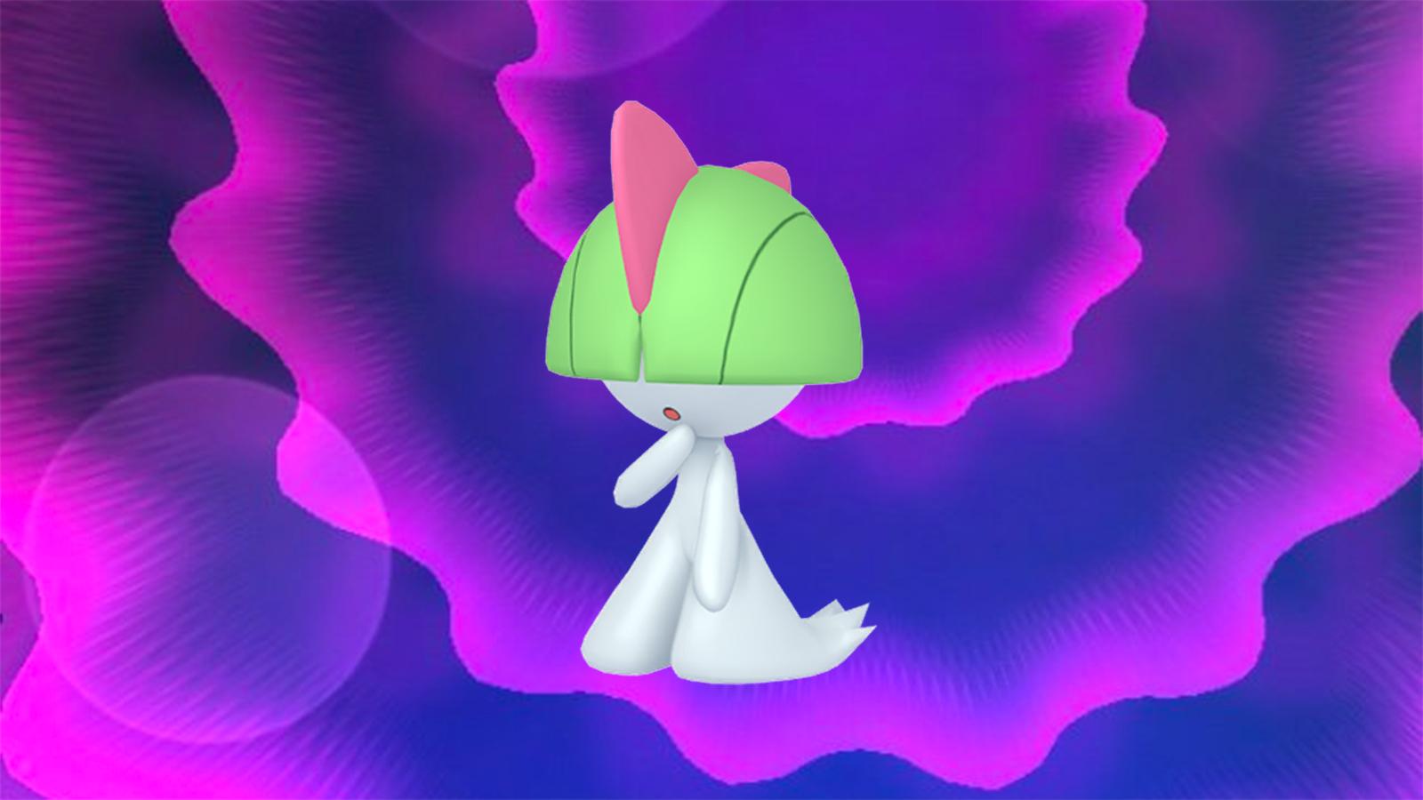 Ralts appearing in the Pokemon Go Spotlight Hour