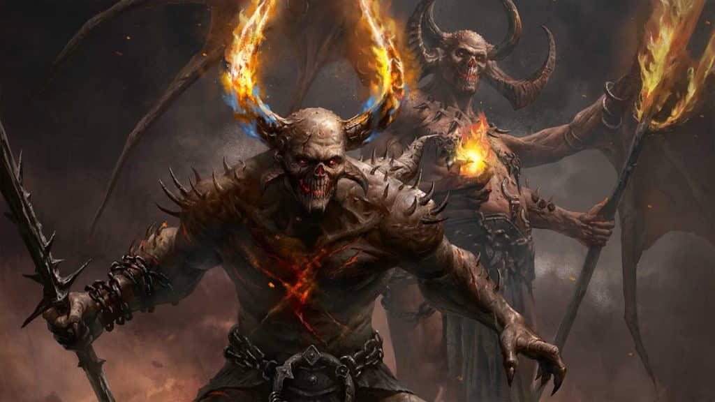 an image of season four Helliquary bosses in Diablo Immortal