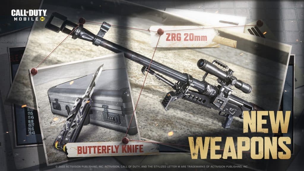 CoD Mobile Season 8 new weapons