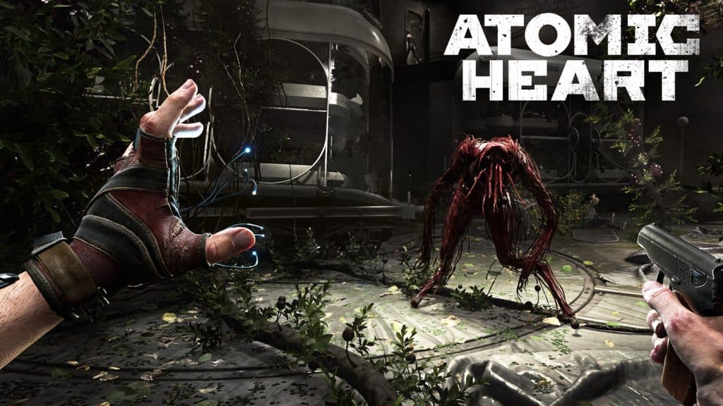 player encountering an enemy in atomic heart