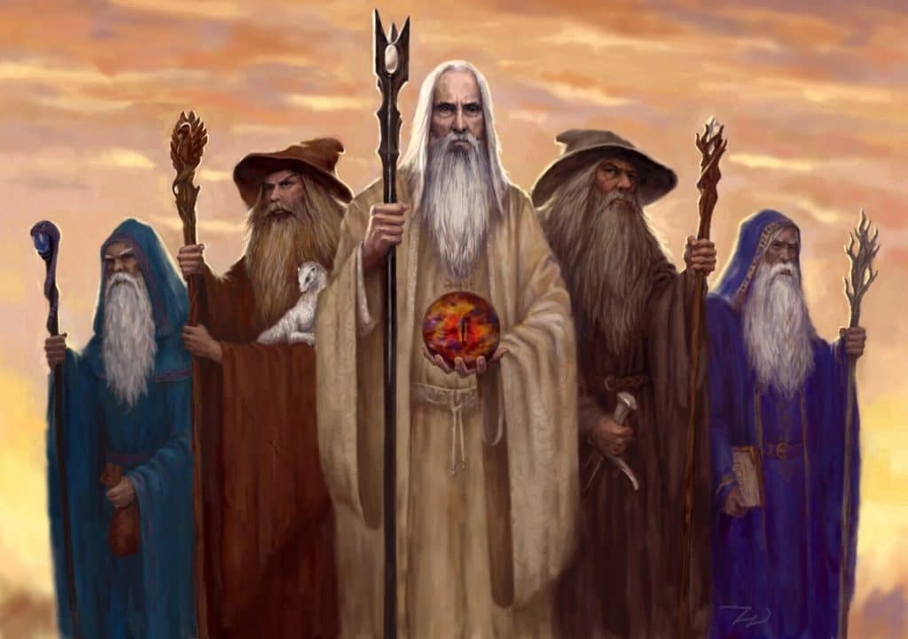 The Istari Wizards in Lord of the Rings