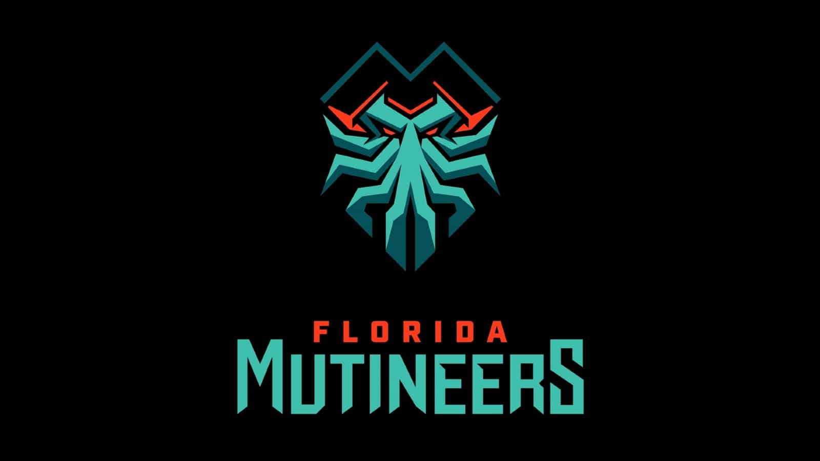 florida mutineers cdl logo on black background