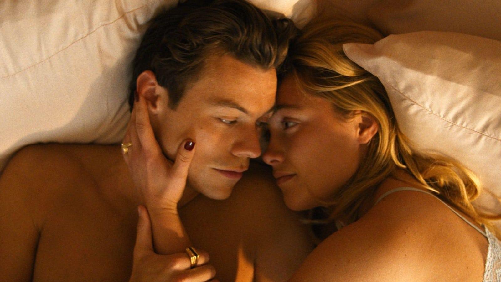 Florence Pugh and Harry Styles in Olivia Wilde's Don't Worry Darling