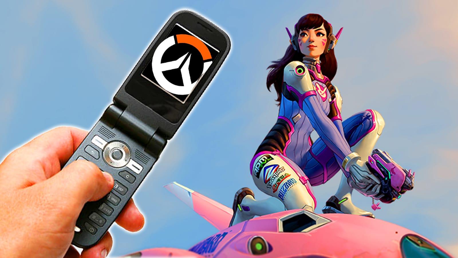 an image of overwatch on a mobile phone