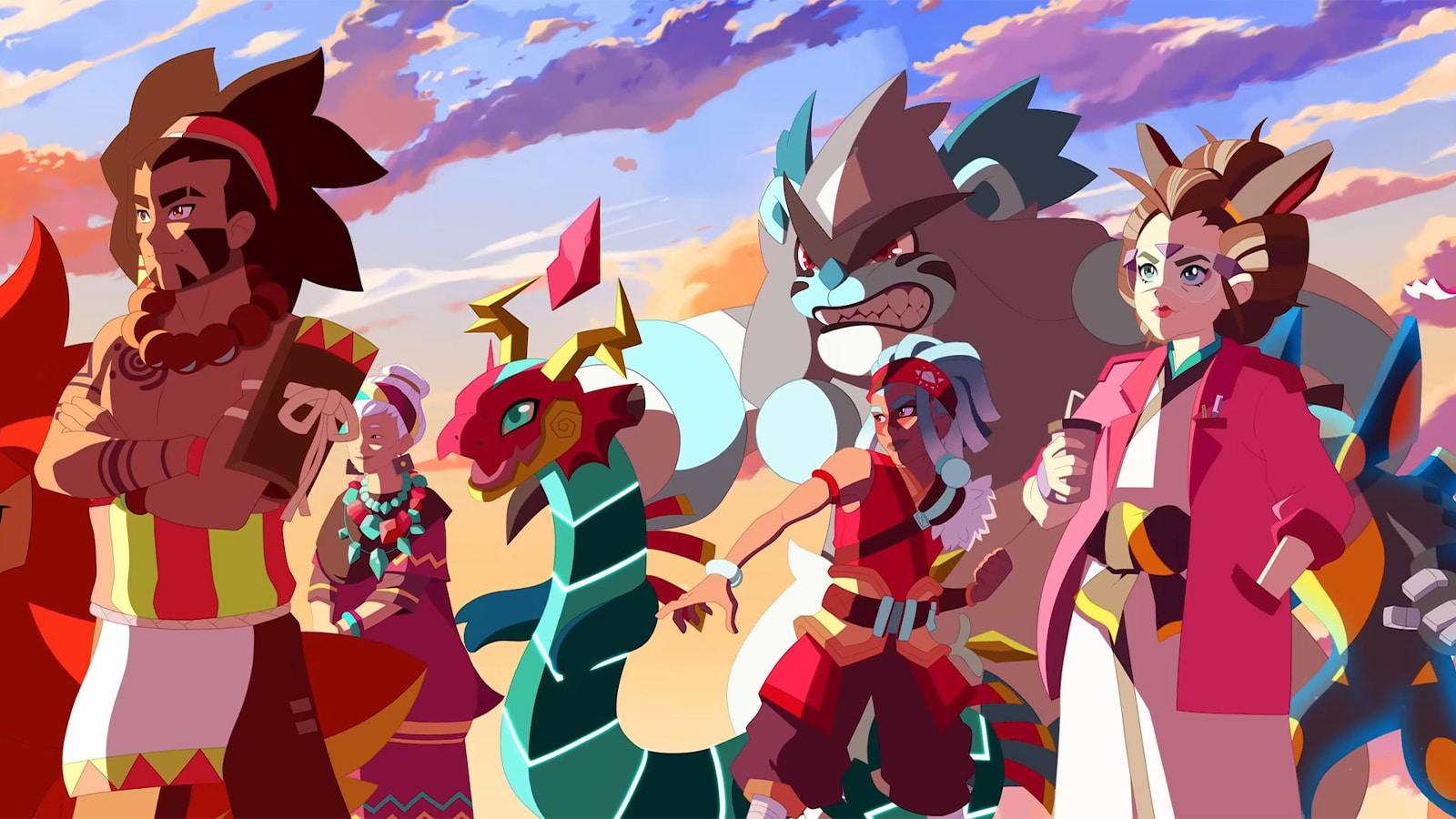 an image of some characters from Temtem