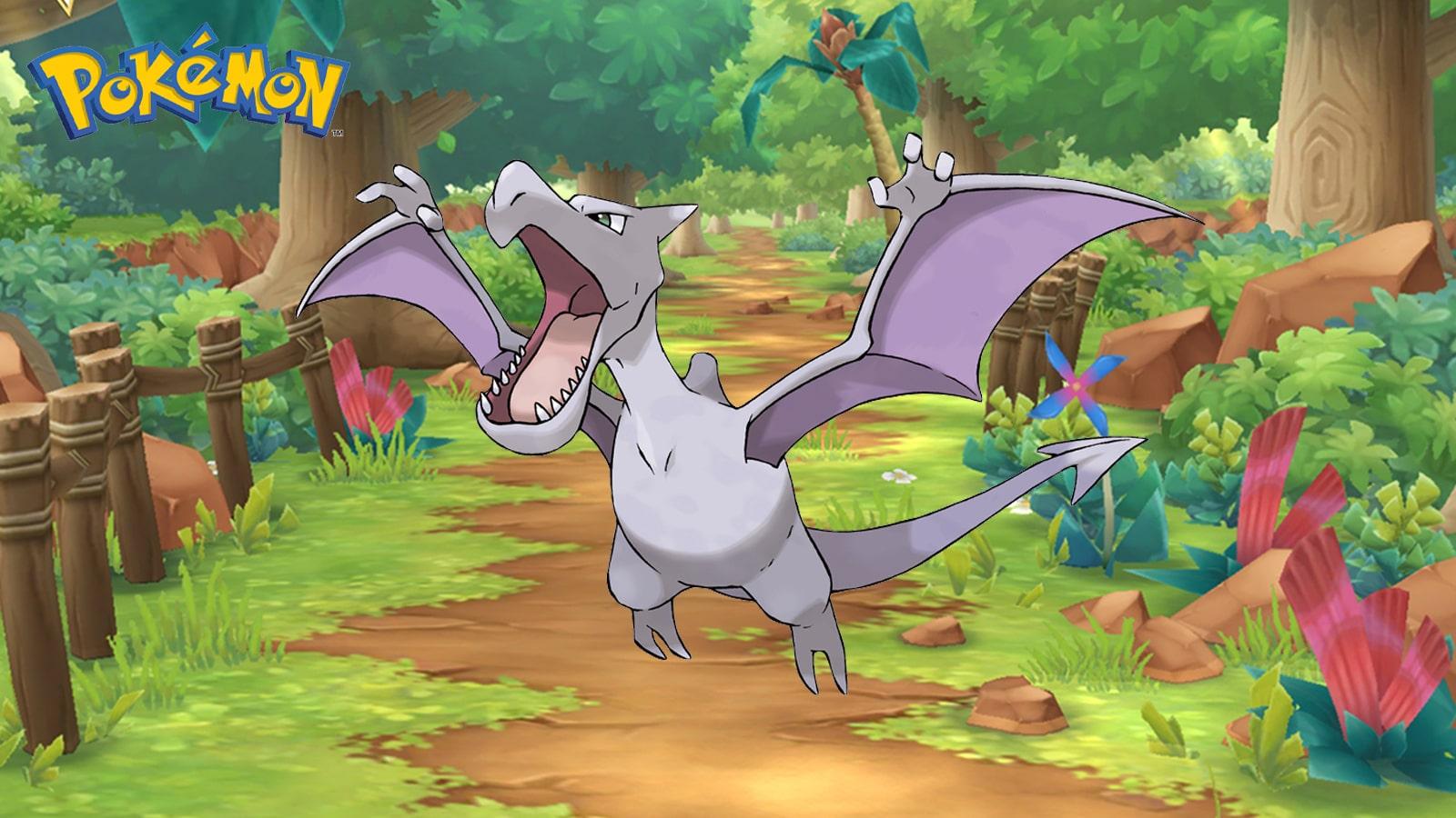 Aerodactyl type, strengths, weaknesses, evolutions, moves, and