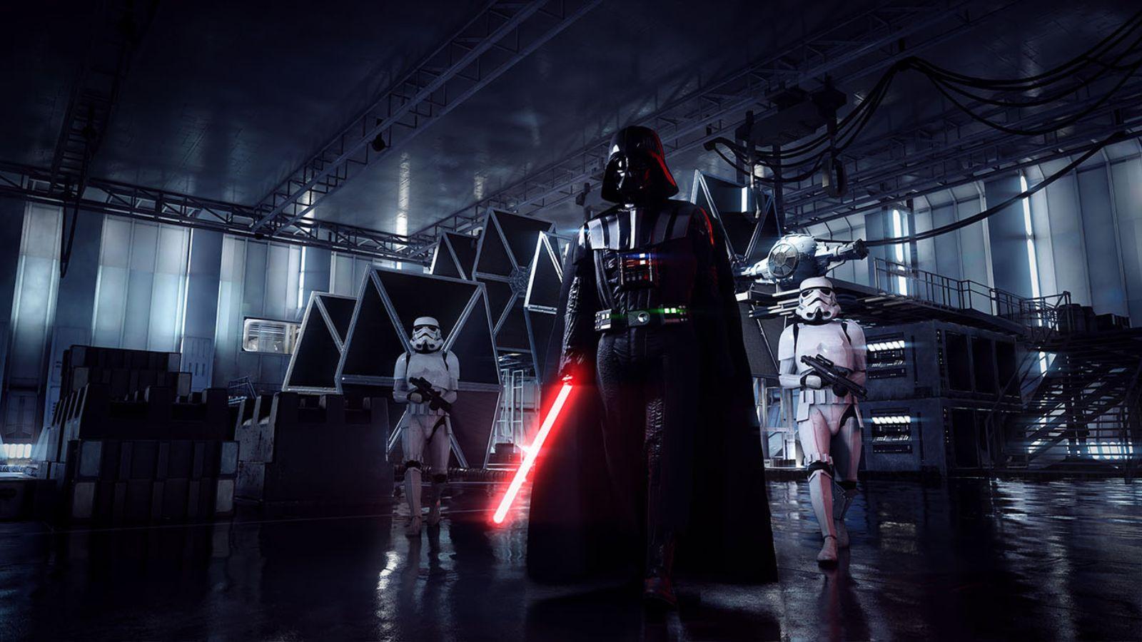 Darth Vader in Star Wars Battlefront 2