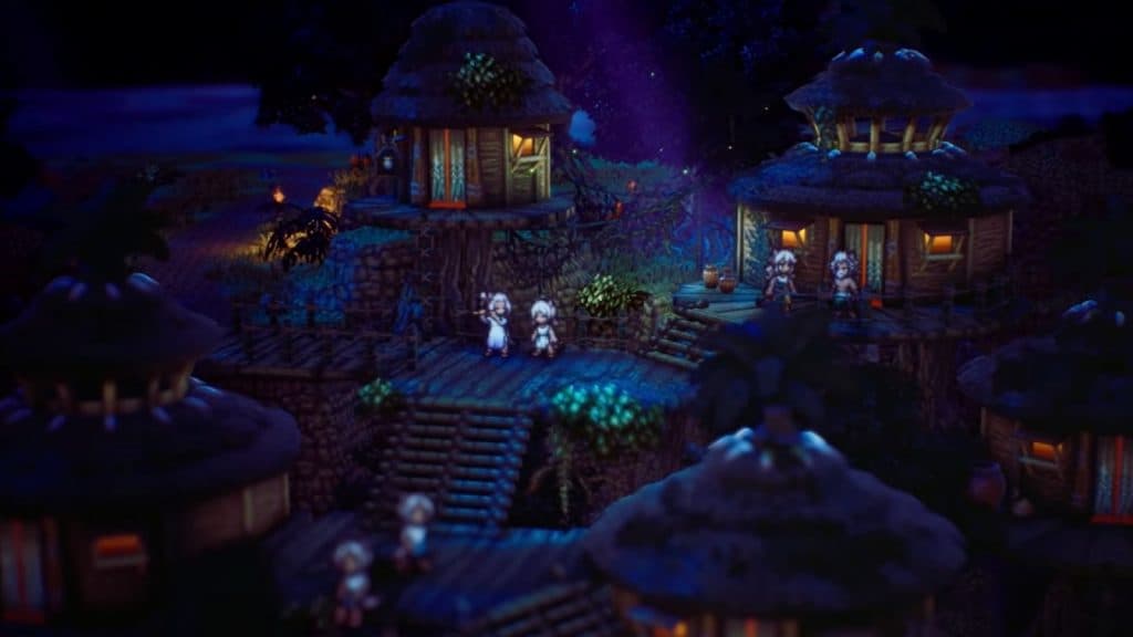 overview of town in octopath traveler 2