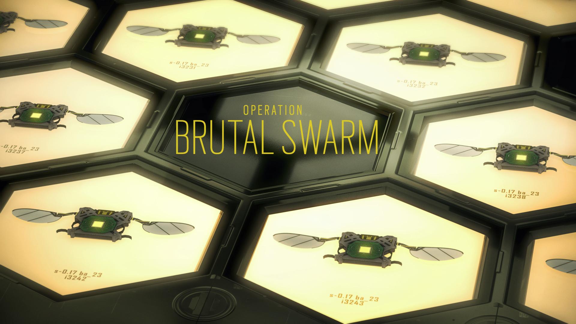 Operation Brutal Swarm keyart in Rainbow Six Siege