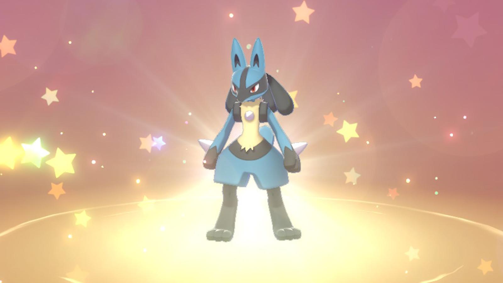 Ash's Lucario appearing in pokemon sword and shield as a mystery gift code