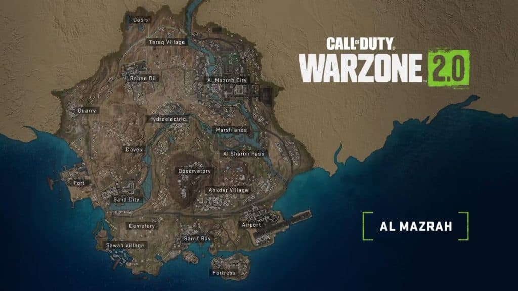 al mazrah map warzone 2