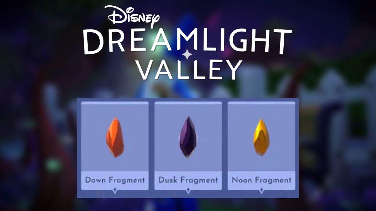 All three Dreamlight Fragments in Disney Dreamlight Valley