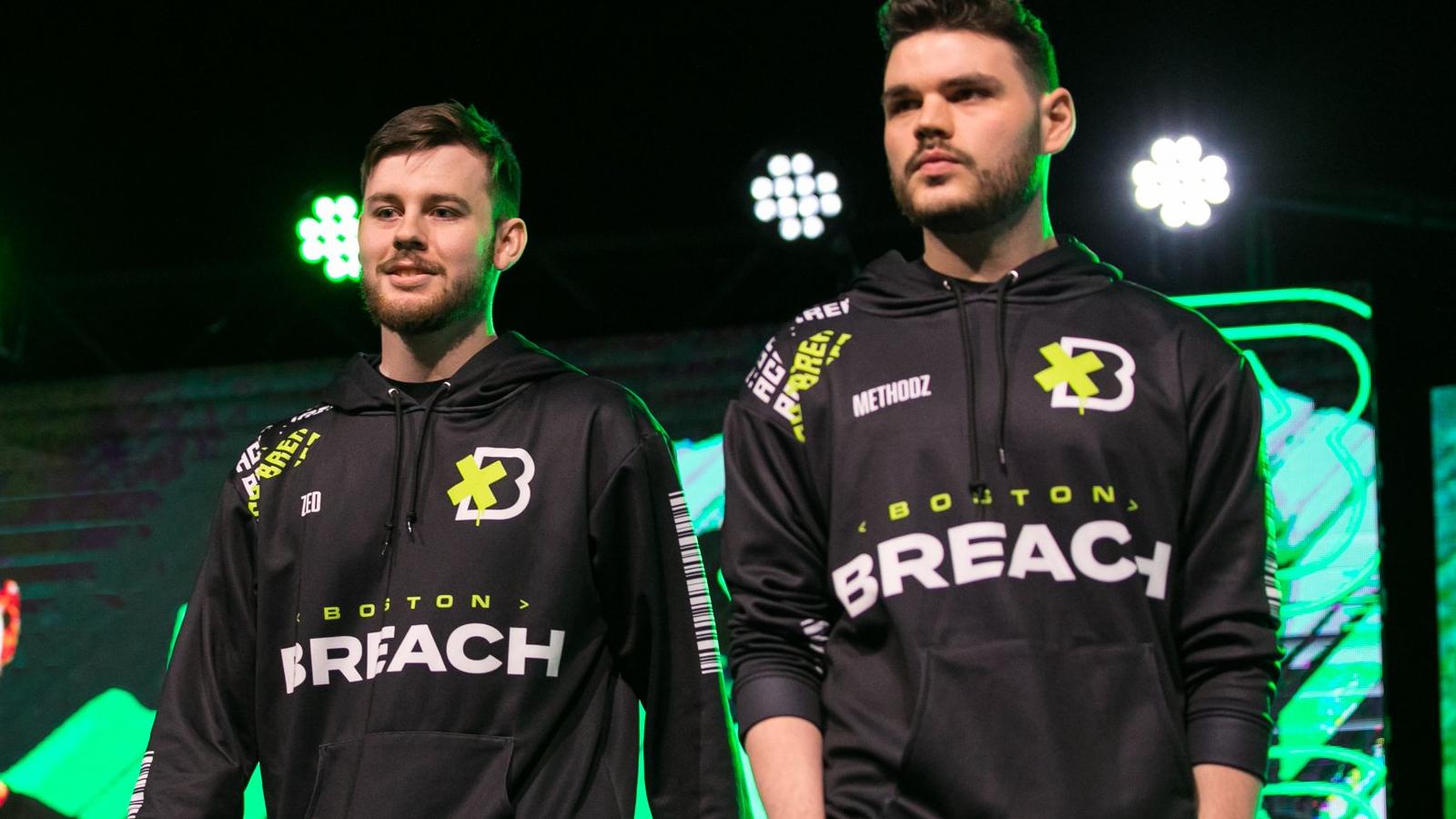 Methodz and Vivid of the Boston Breach's 2022 CDL roster