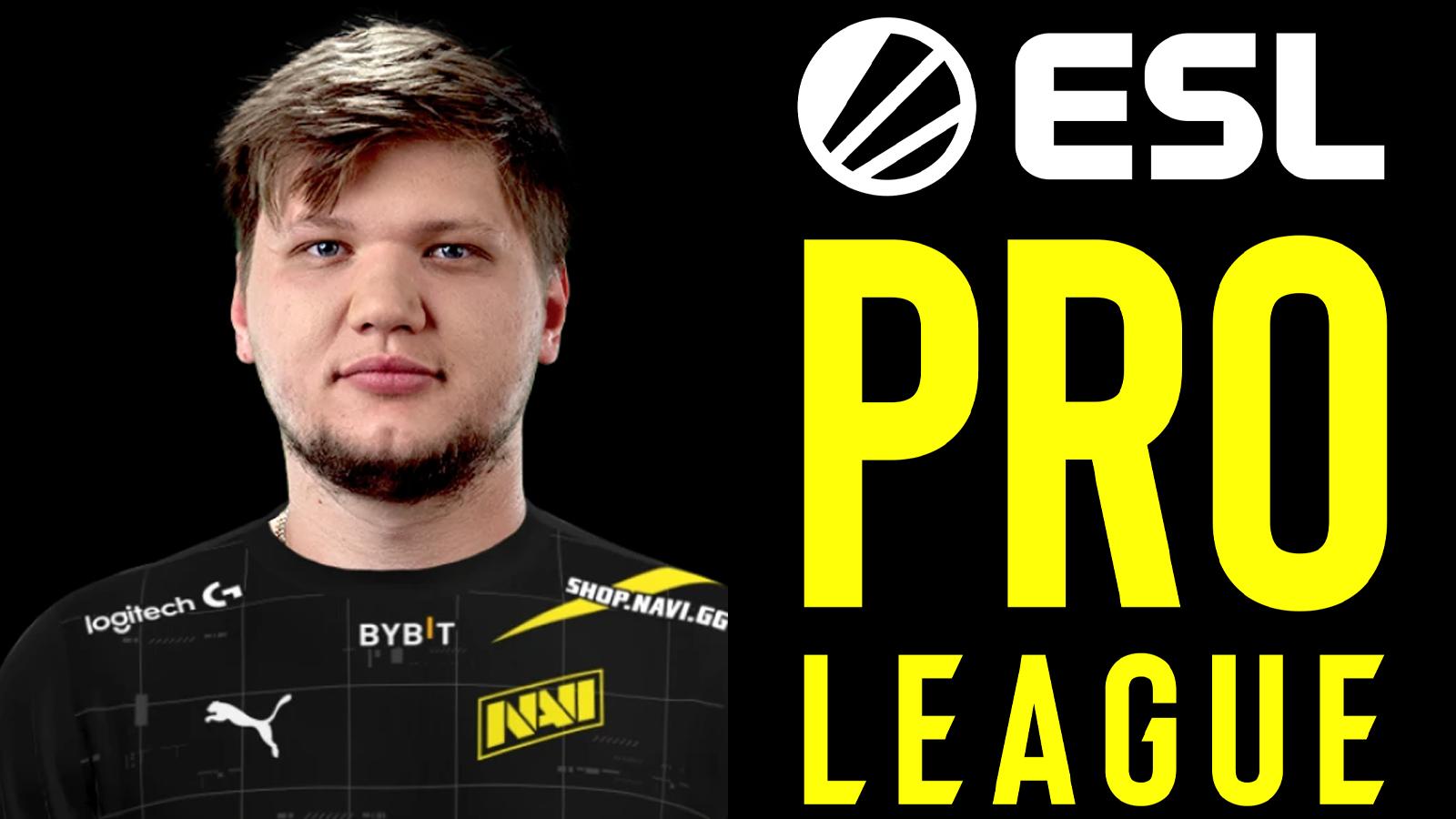 An image of s1mple and ESL pro league
