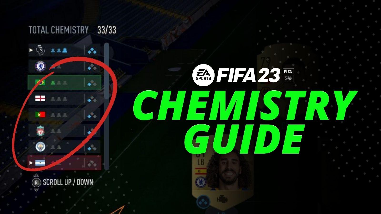 Tranquilidad tierra principal político FIFA 23 FUT chemistry calculator: How to get more team & player chem -  Dexerto