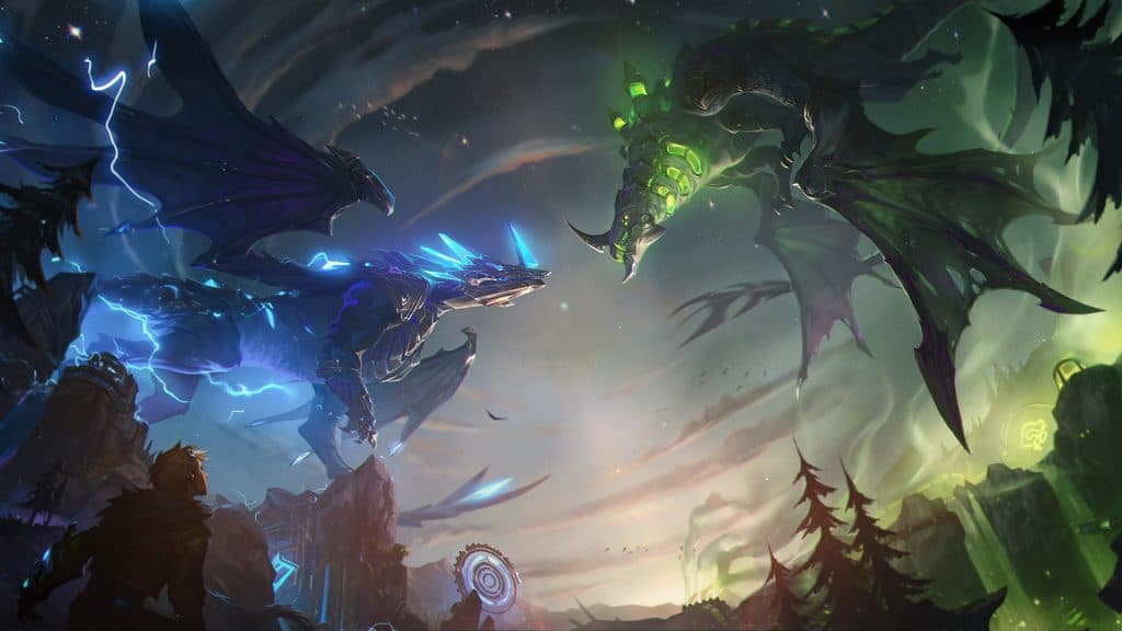 Chemtech and Hextech Dragons in League of Legends