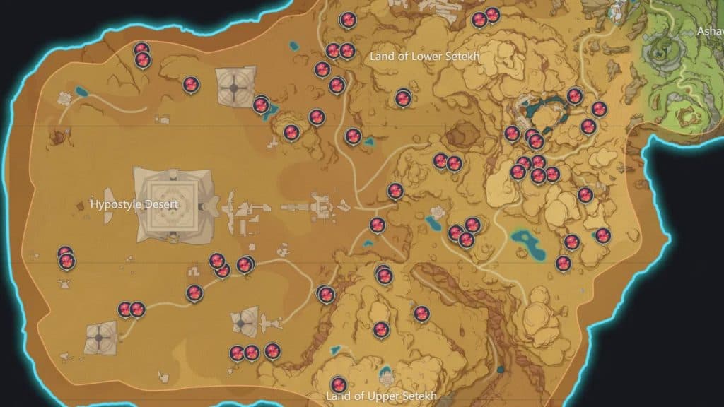 Sumeru desert map