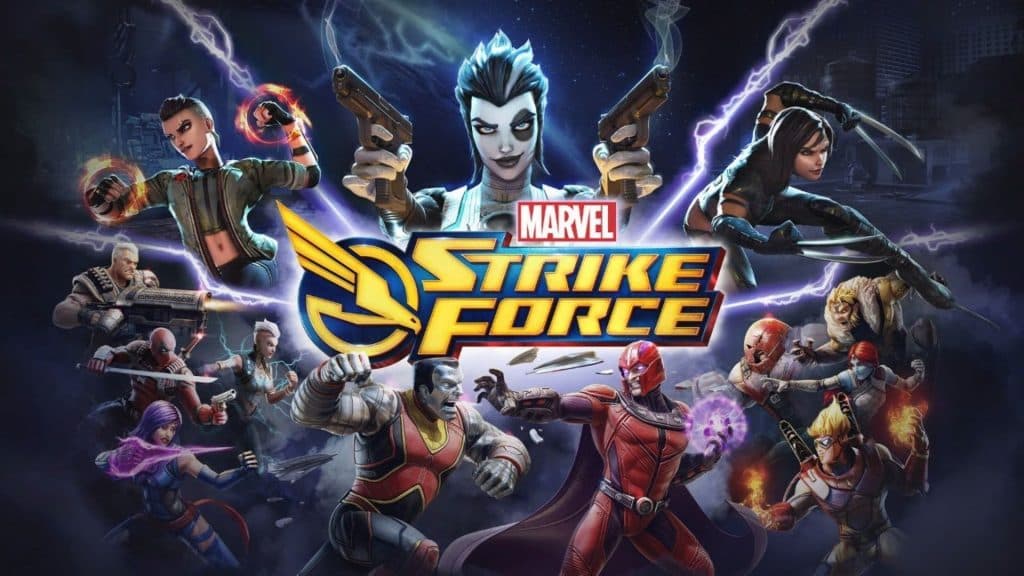 Marvel Strike Force gacha mobile game