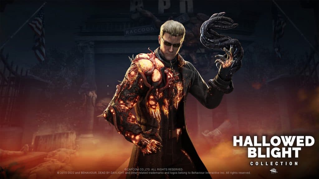 Albert Wesker's outfit for Hallowed Blight in DbD