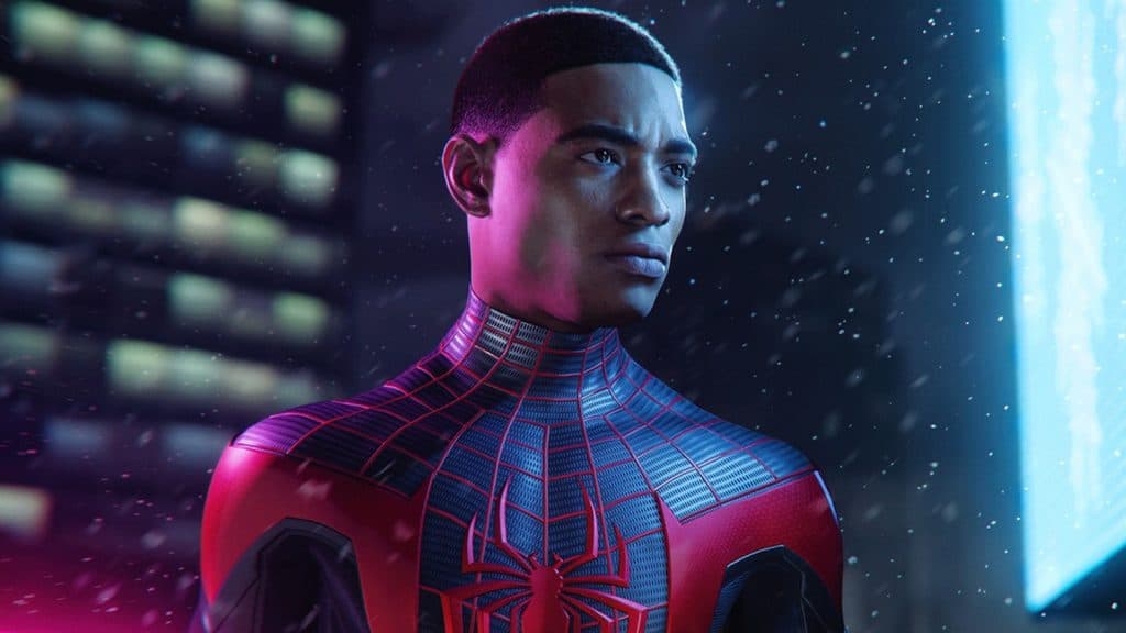 an image of Miles Morales without mask