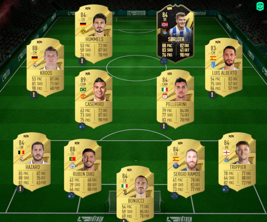 86 rated squad solution