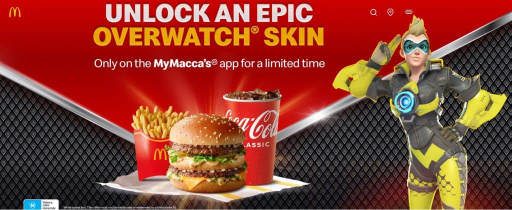 Overwatch 2 McDonald's promotion