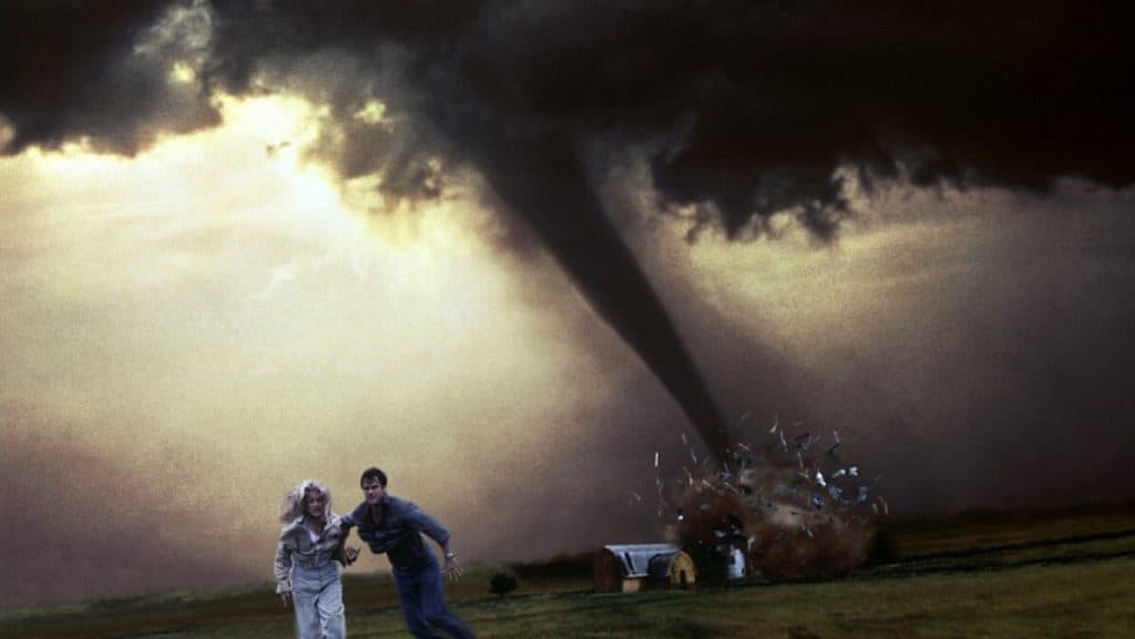 The poster for the original Twister