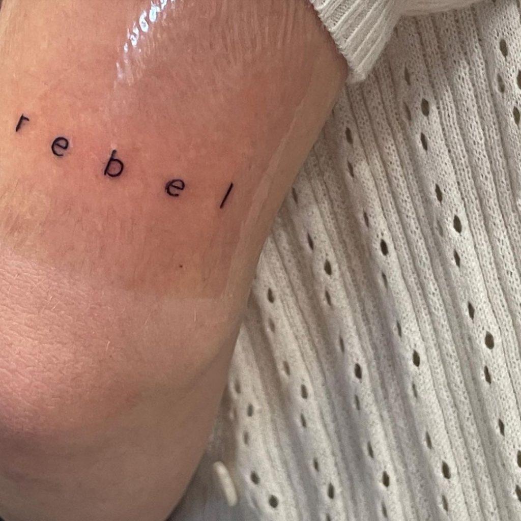 charli rebel tattoo
